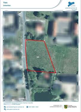 Luftbild - Grundstück in Schwarzbach zum Kaufen