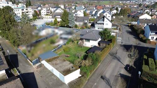 Drohnenansicht - 4 Zimmer Bungalow in Rödermark