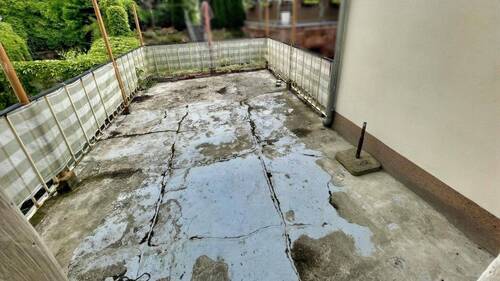 Blick auf die Terrasse im OG - 