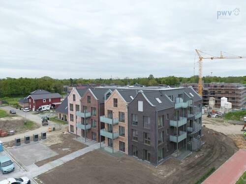 Außenansicht - helle 3 -Zimmer Obergeschosswohnung mit Balkon - Erstbezug nach Neubau