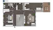 Grundriss mit Einrichtungsvorschlag - 