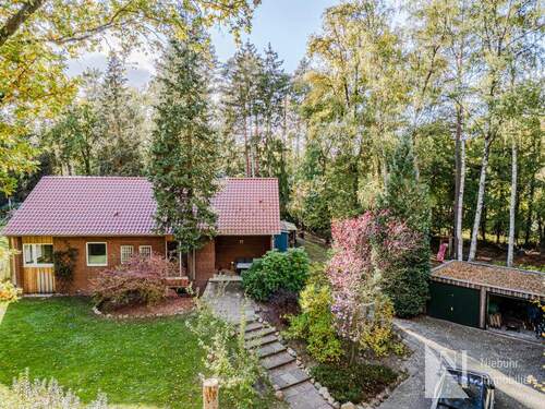 LuftbildAufgang zum Hau - Moderner Waldflair - Bungalow mit Vollkeller für die ganze Familie in St. Dionys