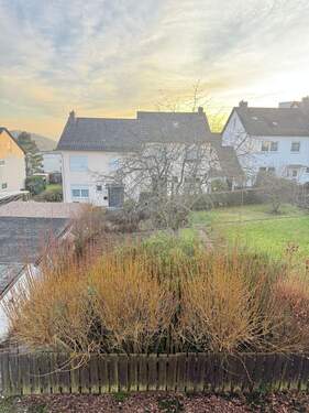 Balkonblick Garten - 