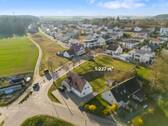 Luftaufnahme Nordwest-Ansicht - Grundstück in Kösching zum Kaufen