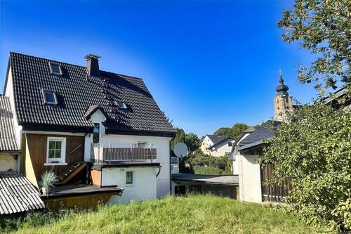Außen Zwei Terrassen und Ausblick Kloster - Zeit für Ruhe. Zeit zum Erden. - 149.000,00 EUR Kaufpreis, ca.  135,00 m² Wohnfläche