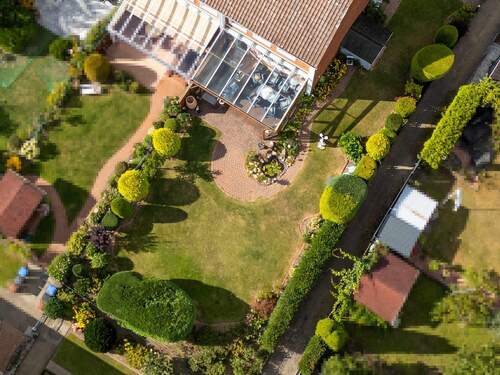 Luftbild - 4 Zimmer Reihenendhaus in Lüneburg