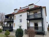Hausansicht - 2 Zimmerwohnung in Borna OT Thräna mit Balkon