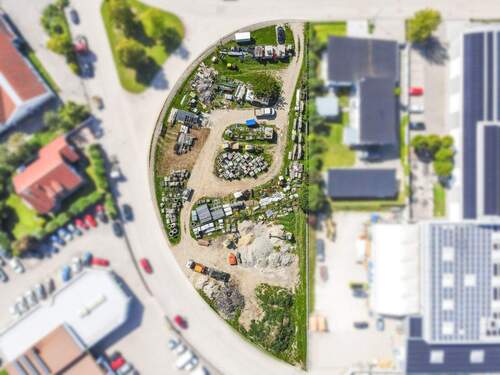 Vogelperspektive - Grundstück zum Kaufen in Wettstetten