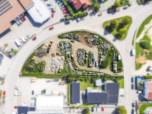 Vogelperspektive - Grundstück in Wettstetten