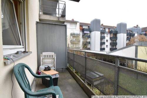 Balkon - Etagenwohnung mit 28,10 m&sup2; in Fürth zum Kaufen