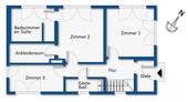 Grundrissskizze Erdgeschoss - 
