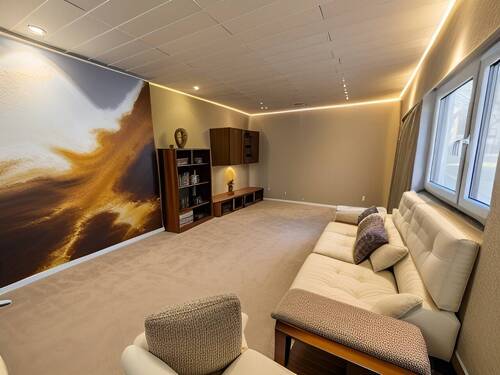 Einrichtungsbeispiel (mit KI) - Etagenwohnung mit 69,60 m² in Freiberg zum Kaufen