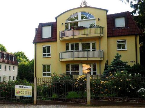 Objektansicht 01 - Ohne Käufer-Courtage: Drei-Zimmer-Wohnung in bester Lage in Radebeul-Ost, oberhalb des Augustusweges