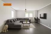Wohnzimmer gestaged - 2 Zimmer Etagenwohnung zum Kaufen in Bobingen
