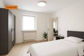 Schlafzimmer gestaged - Etagenwohnung mit 43,00 m&sup2; in Bobingen zum Kaufen