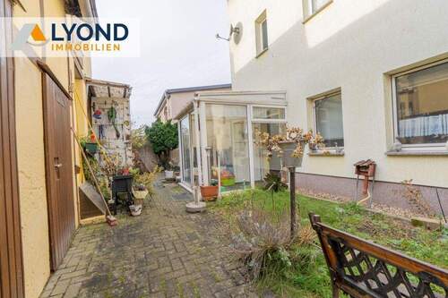 Innenhof mit Wintergarten - 