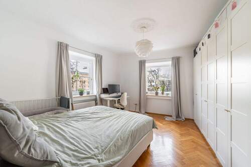 Schlafzimmer - Etagenwohnung mit 79,30 m&sup2; in München zum Kaufen