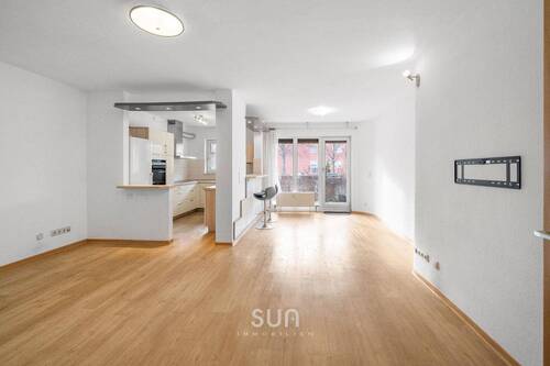 WOHNBEREICH MIT OFFENER KÜCHE - 3 Zimmer Etagenwohnung zum Kaufen in Langen