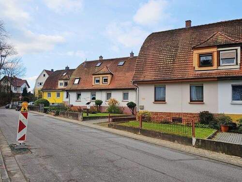 Straßenansicht II.jpg - Doppelhaushälfte mit 90,00 m&sup2; in Michelstadt zum Kaufen