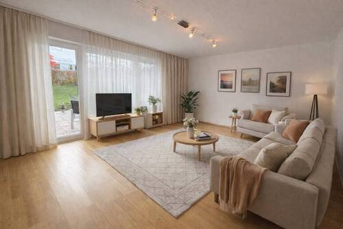 Wohnzimmer original - 5 Zimmer Reihenmittelhaus in Ebersberg