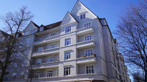 Ansicht - Winterhude Laden und Wohnung in Toplage