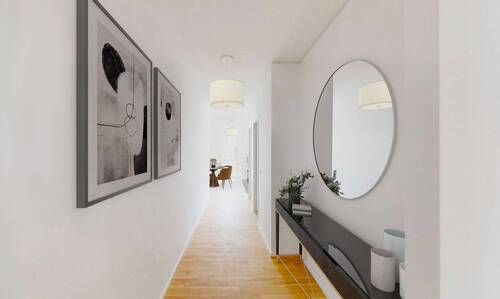 Virtuelle Möblierung - 3 Zimmer Terrassenwohnung in Wandlitz