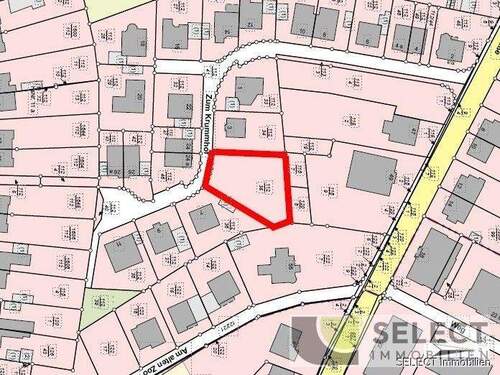 Flurkarte markiert- - Grundstück zum Kaufen in Überherrn