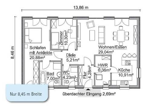 Bild 6 - 3 Zimmer Einfamilienhaus zum Kaufen in Dettmannsdorf