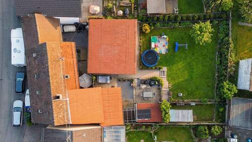 Blick von Oben - 7 Zimmer Einfamilienhaus zum Kaufen in Meckesheim