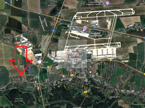 Maps GS klein - Grundstück in Schkopau / Ermlitz