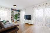 Wohnbereich - 3 Zimmer Etagenwohnung zur Miete in Parsdorf