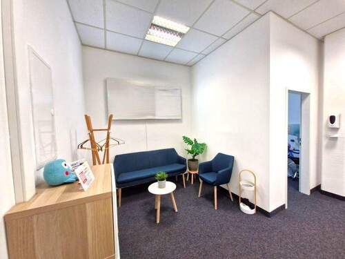 Blick auf den Empfang - 