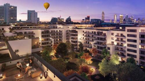 Visual_Aussicht - Etagenwohnung mit 88,00 m&sup2; in Frankfurt am Main / Gallusviertel zur Miete