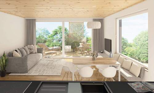 Bild 1 - 3 Zimmer Neubauwohnung in Volkertshausen
