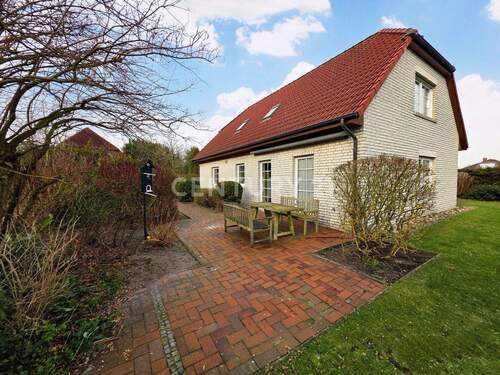 Ansicht Garten/Terrasse - Einfamilienhaus mit 157,50 m&sup2; in Horumersiel zum Kaufen