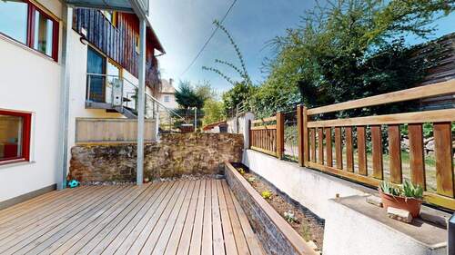 Terrasse Ansicht 1 - 5 Zimmer Reihenmittelhaus in Neuenburg