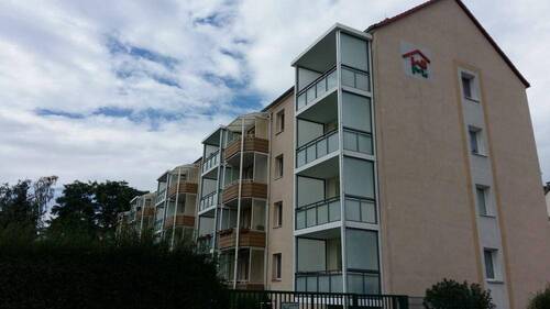 Hausansicht 1 - Wohnungsangebot Kirschweg 81 - 377,00&nbsp;EUR Kaltmiete, ca.&nbsp; 58,00&nbsp;m&sup2;&nbsp;Wohnfl&auml;che