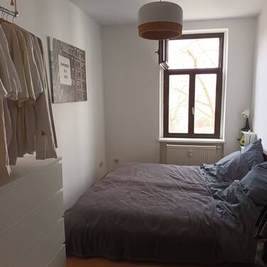 Schlafzimmer - 2 Zimmer Etagenwohnung in Leipzig