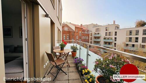 Balkon zum Innenhof! - Etagenwohnung mit 101,00 m&sup2; in Nürnberg zur Miete