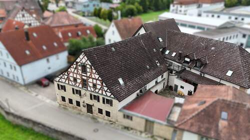 Außenperspektive - Mehrfamilienhaus, Wohnhaus mit 746,00 m² in Lichtenau zum Kaufen