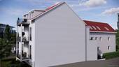 Ansicht Nord - 'Neubau-Erstbezug' 1 Zi.-Apartment in Frankfurt - Sachsenhausen 'Großer Hasenpfad'