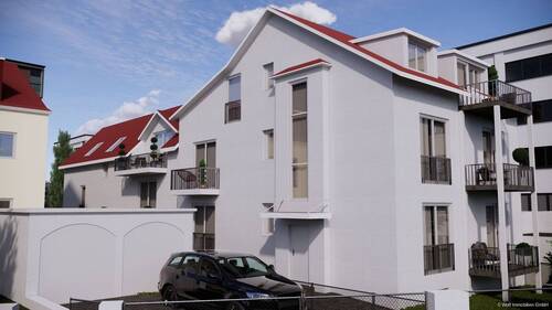 Ansicht Ost - Etagenwohnung mit 32,60 m² in Frankfurt am Main zum Kaufen