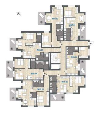 Haus I - Erdgeschoss - 3 Zimmer Etagenwohnung in Werlte