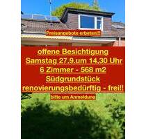 BITTE um PREISIDEEN - Einfamilienhaus - Südlage - 30 Zone - 6 Zimmer - Balkon - 2 Bäder - Keller - Tiefgarage - Hamburg Wellingsbüttel
