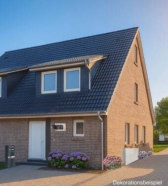 Quickborn, Birkenweg 8 - Eingangsseite.jpg - 5 Zimmer Doppelhaushälfte zur Miete in Quickborn