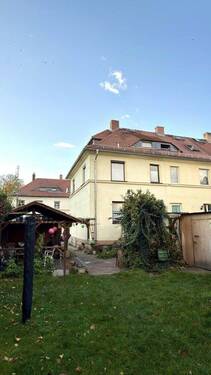 hintere Hausansicht - Reihenendhaus mit 102,00 m² in Dresden zum Kaufen