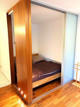 Schlafbereich - 1 Zimmer Etagenwohnung in Kulmbach