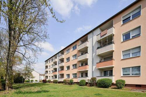 Rückansicht - 3-Zimmer-Wohnung in Dormagen-Horrem mit Balkon