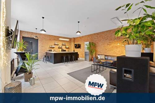 Küche + Lounge 1. OG - 1 Zimmer Büro in Berlin