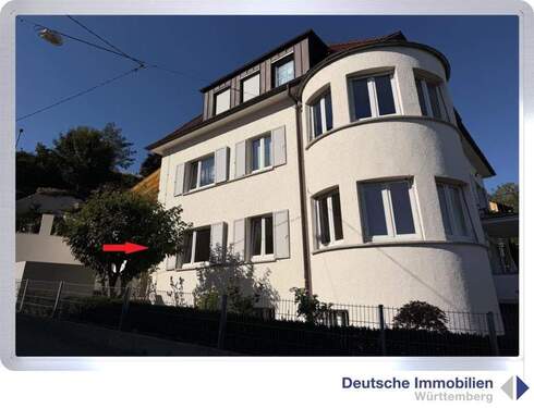 Ansicht Süd - Schöne 4 Zimmer EG Altbauwohnung mit Balkon und Garten in S-Nord